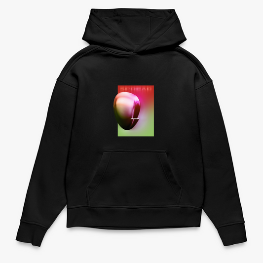 DIGITAL OPTIMISM Hoodie - SOLID BLACK