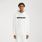 LOGO PRINT Relaxed Hoodie - OFF WHITE