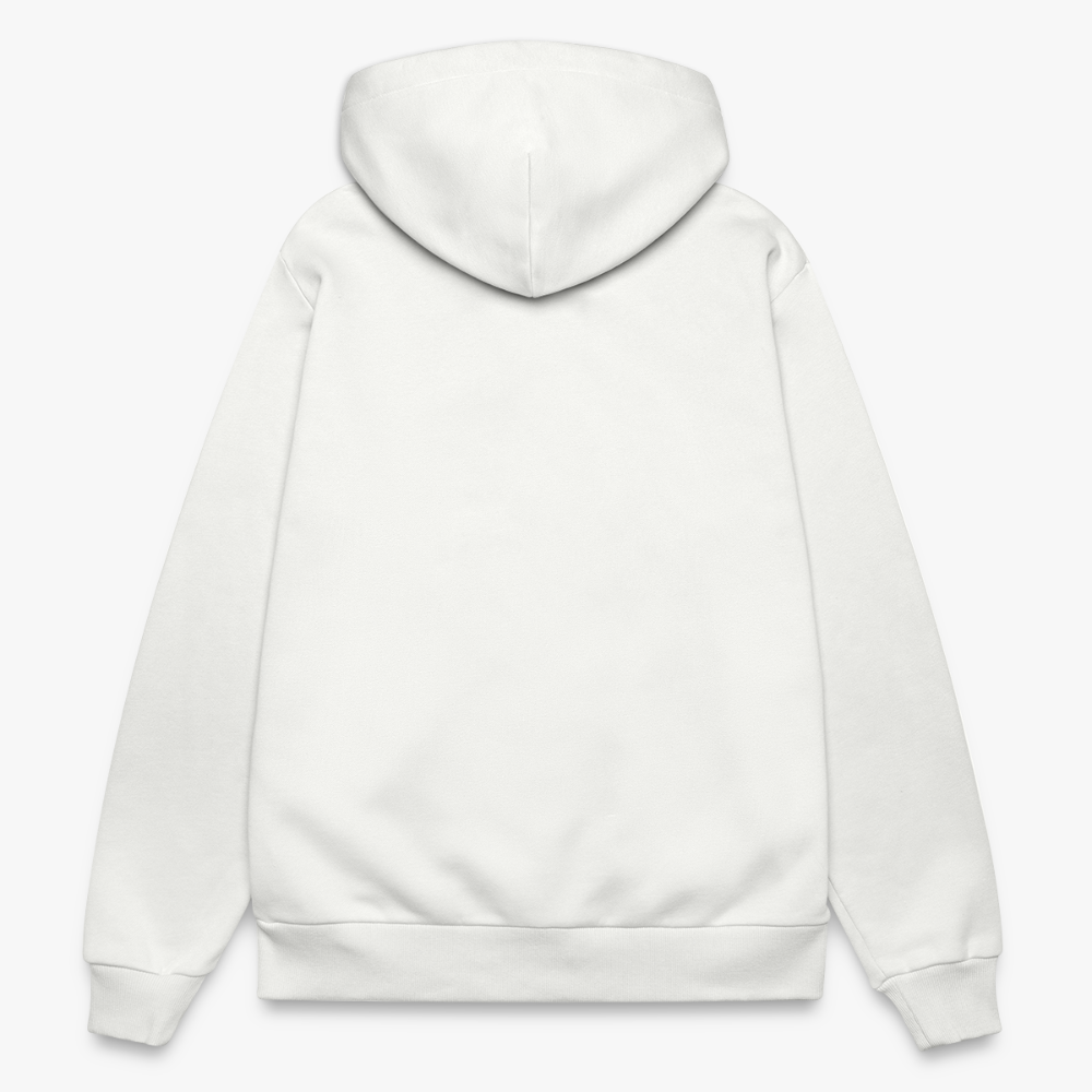 LOGO PRINT Relaxed Hoodie - OFF WHITE