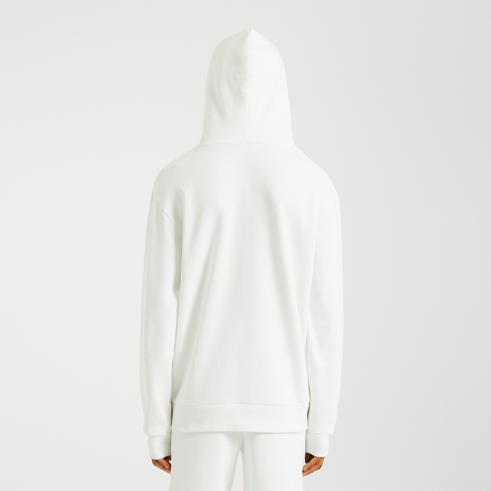 LOGO PRINT Relaxed Hoodie - OFF WHITE