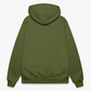 LOGO PRINT Relaxed Hoodie - MOSS GREEN