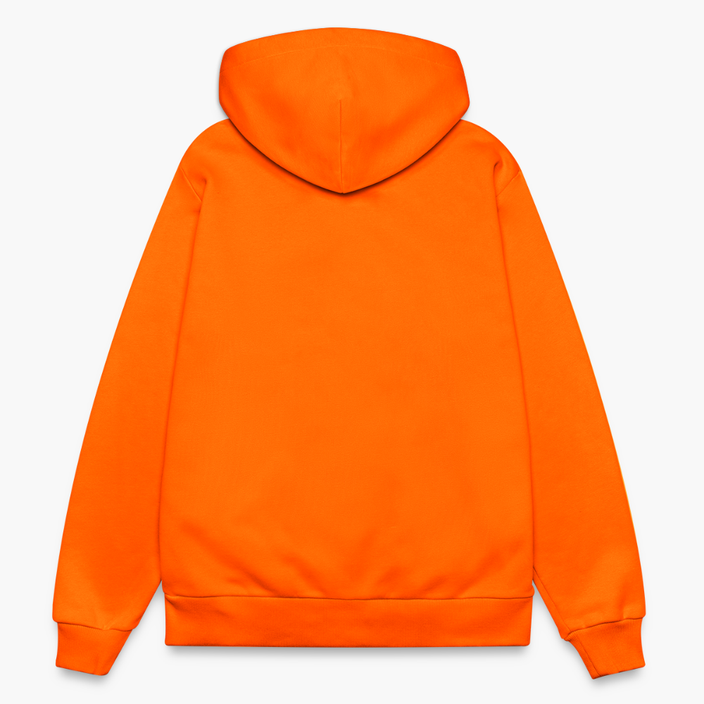 LOGO PRINT Relaxed Hoodie - SUNSET ORANGE