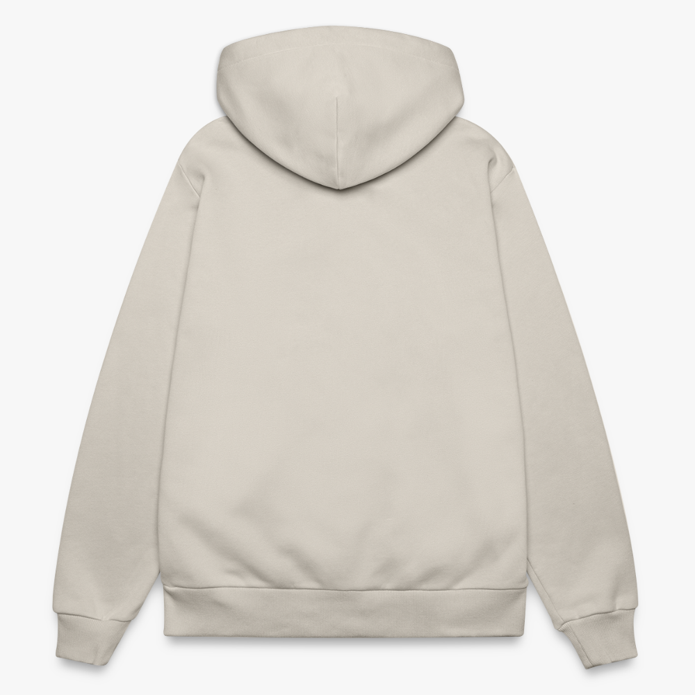 LOGO PRINT Relaxed Hoodie - WARM CLAY