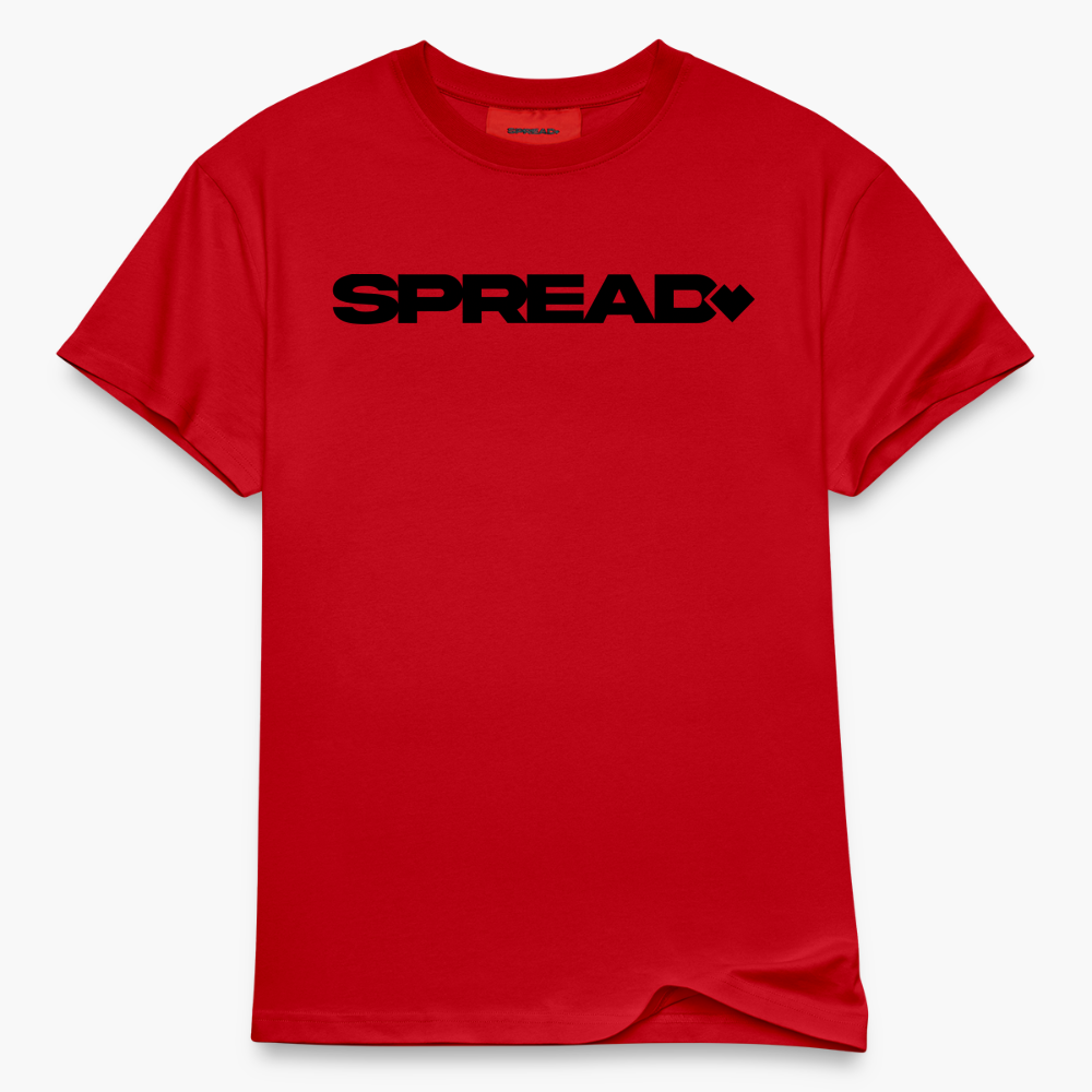 LOGO PRINT T-Shirt - SPREAD RED