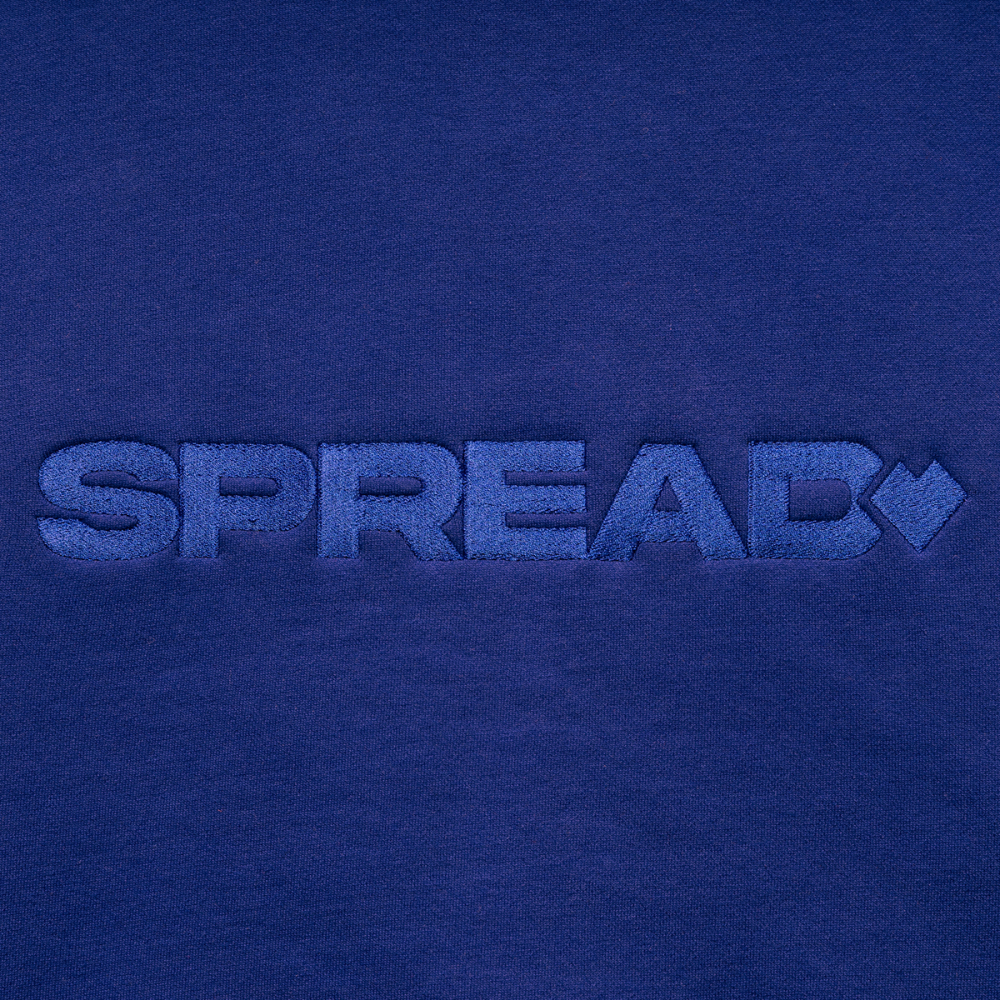 LOGO EMBROIDERY Crew Neck - Iconic Blue