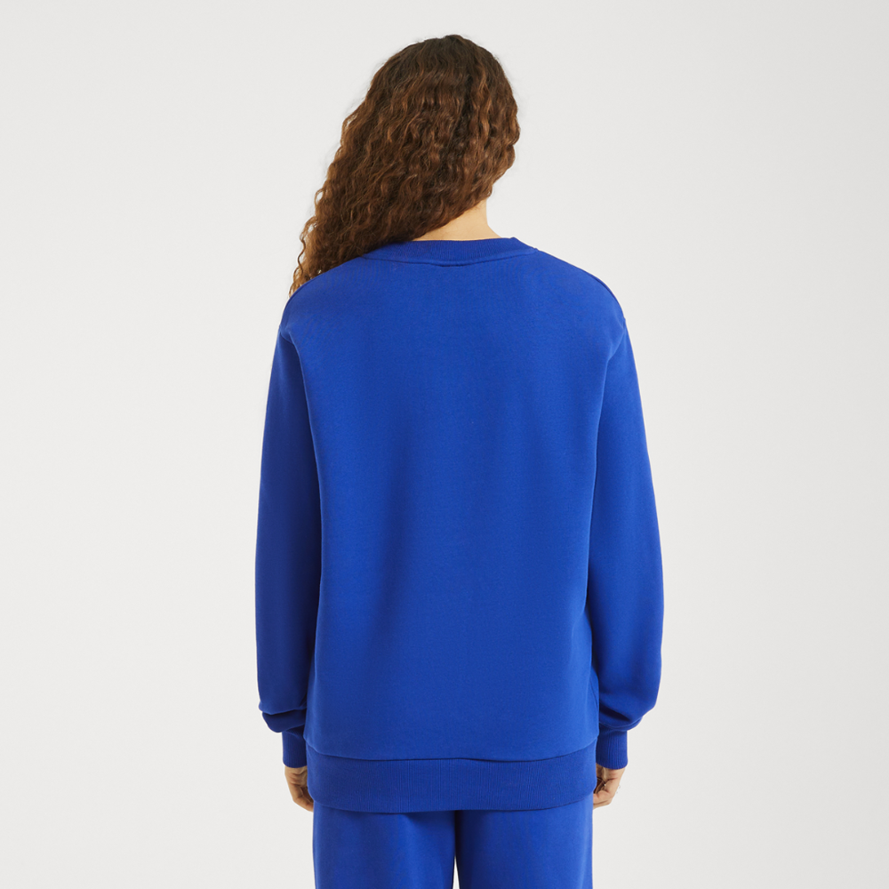 LOGO EMBROIDERY Crew Neck - Iconic Blue