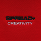 CREATIVITY Relaxed Hoodie - SPREAD RED
