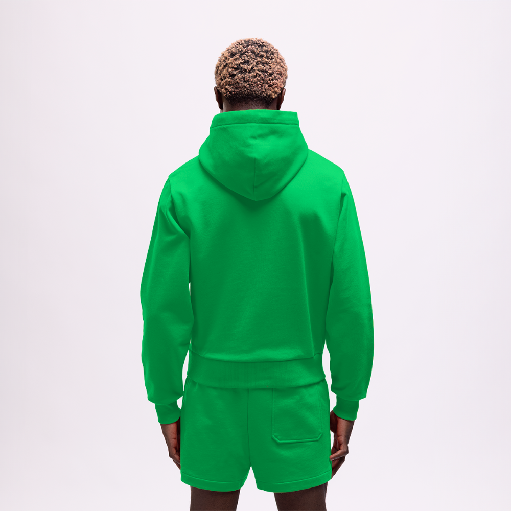 LOGO EMBROIDERY Regular Hoodie - City Green