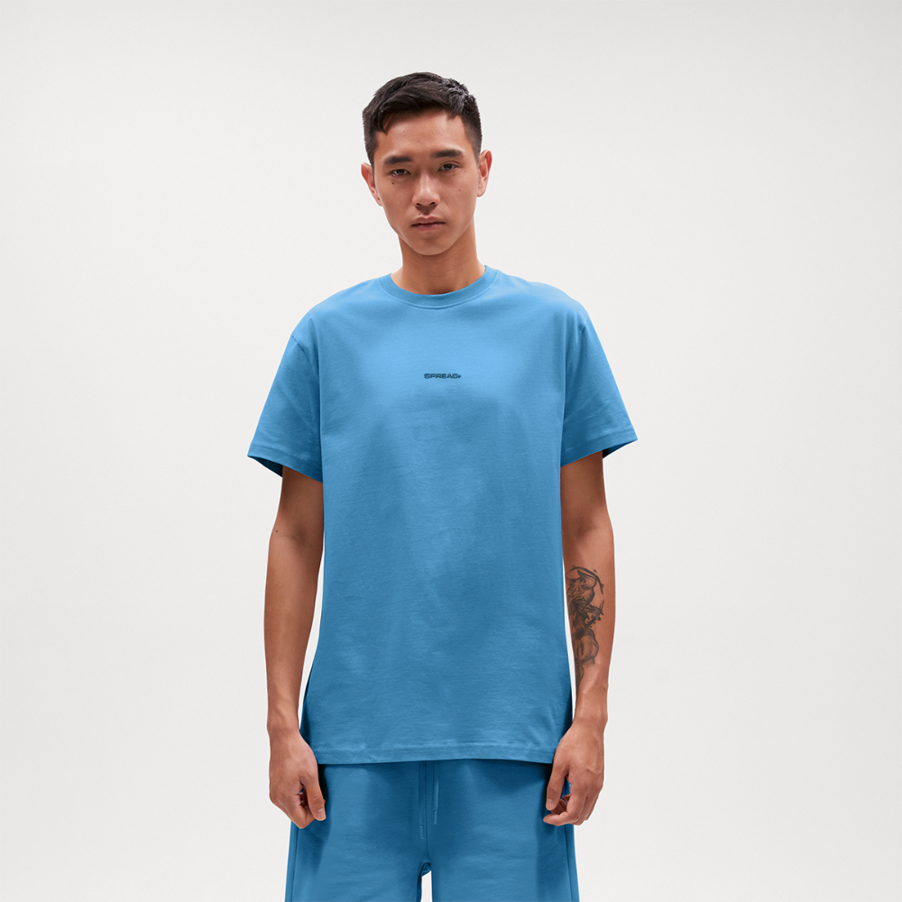 LOGO EMBROIDERY T-Shirt -  Sol Blue