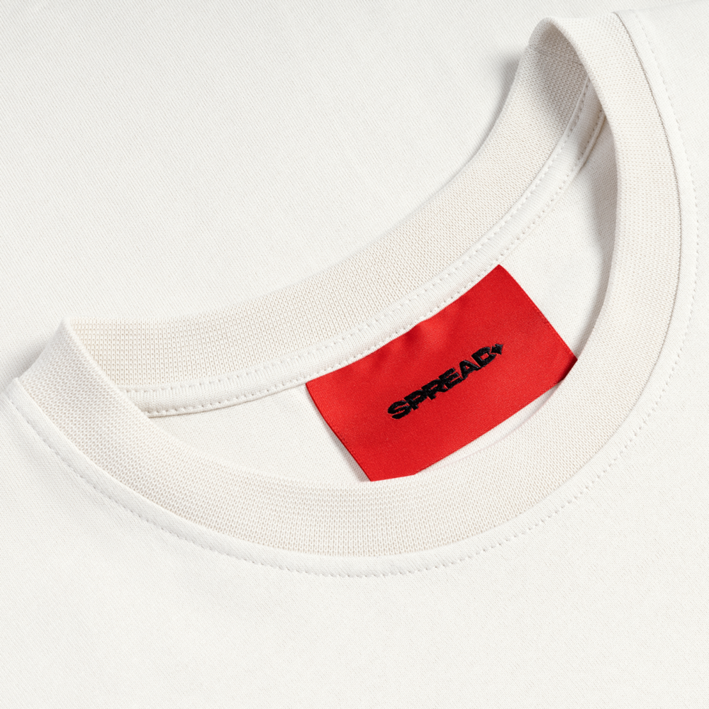 LOGO EMBROIDERY T-Shirt - OFF WHITE