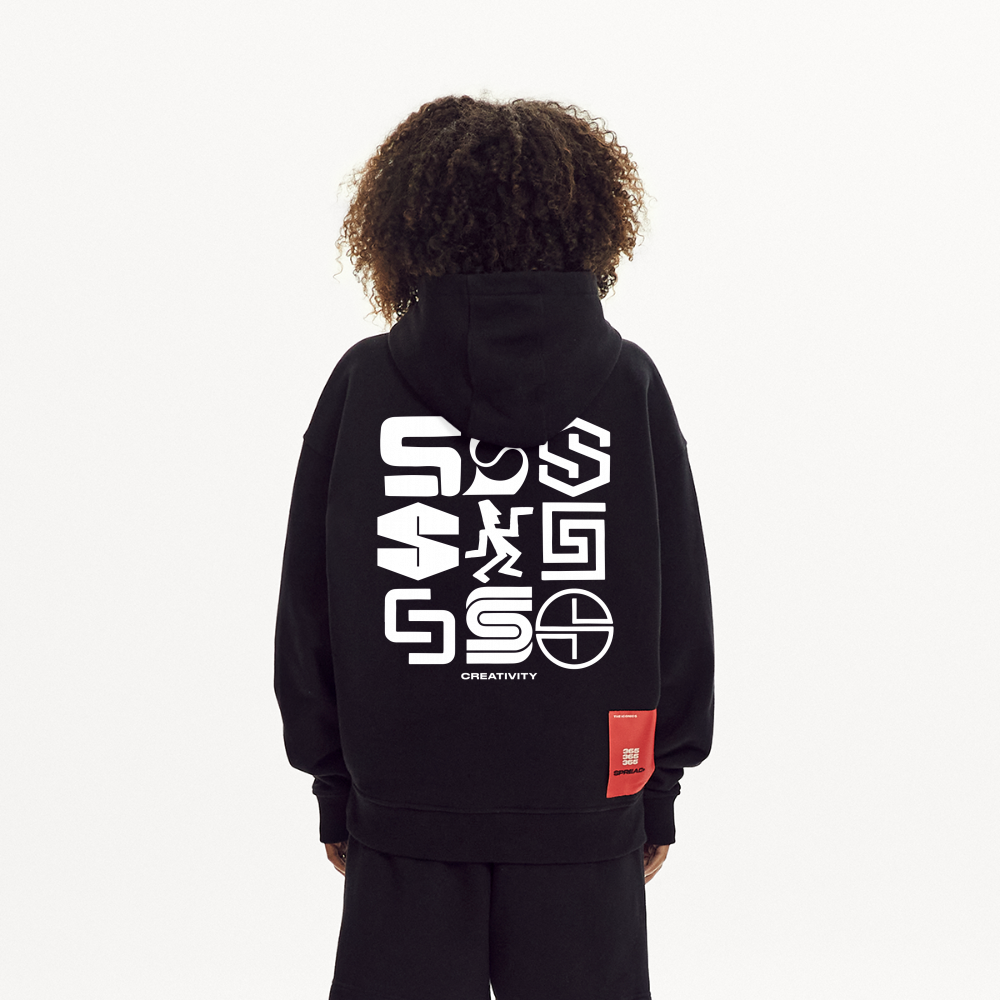 SIGNS Hoodie - SOLID BLACK