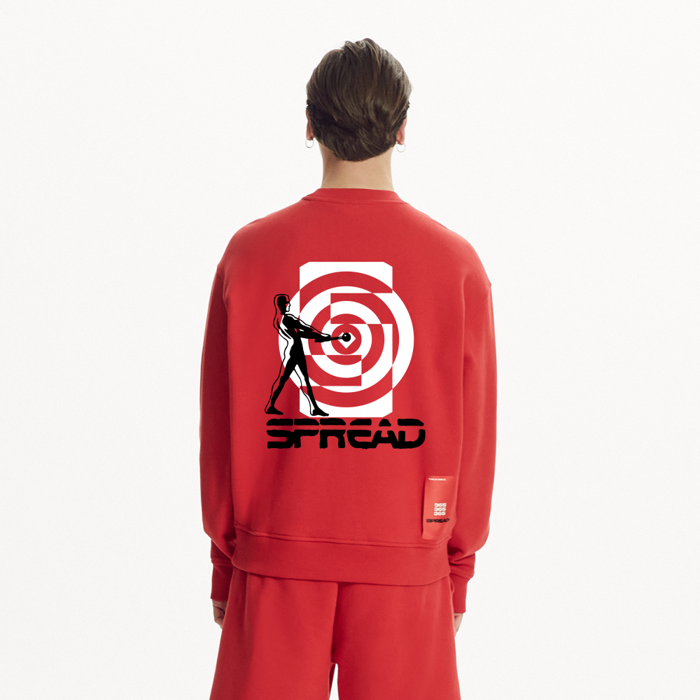 ODYSSEE Crew Neck - SPREAD RED