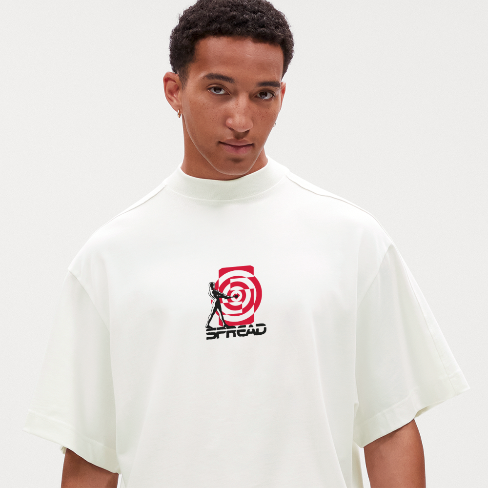 ODYSSEE PATCH Boxy T-Shirt - OFF WHITE