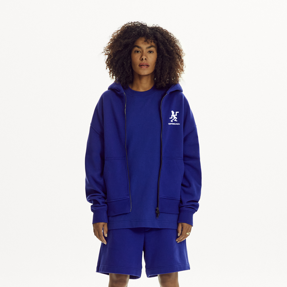 SIGNS Zip Hoodie - Iconic Blue