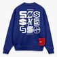 SIGNS Crew Neck - Iconic Blue