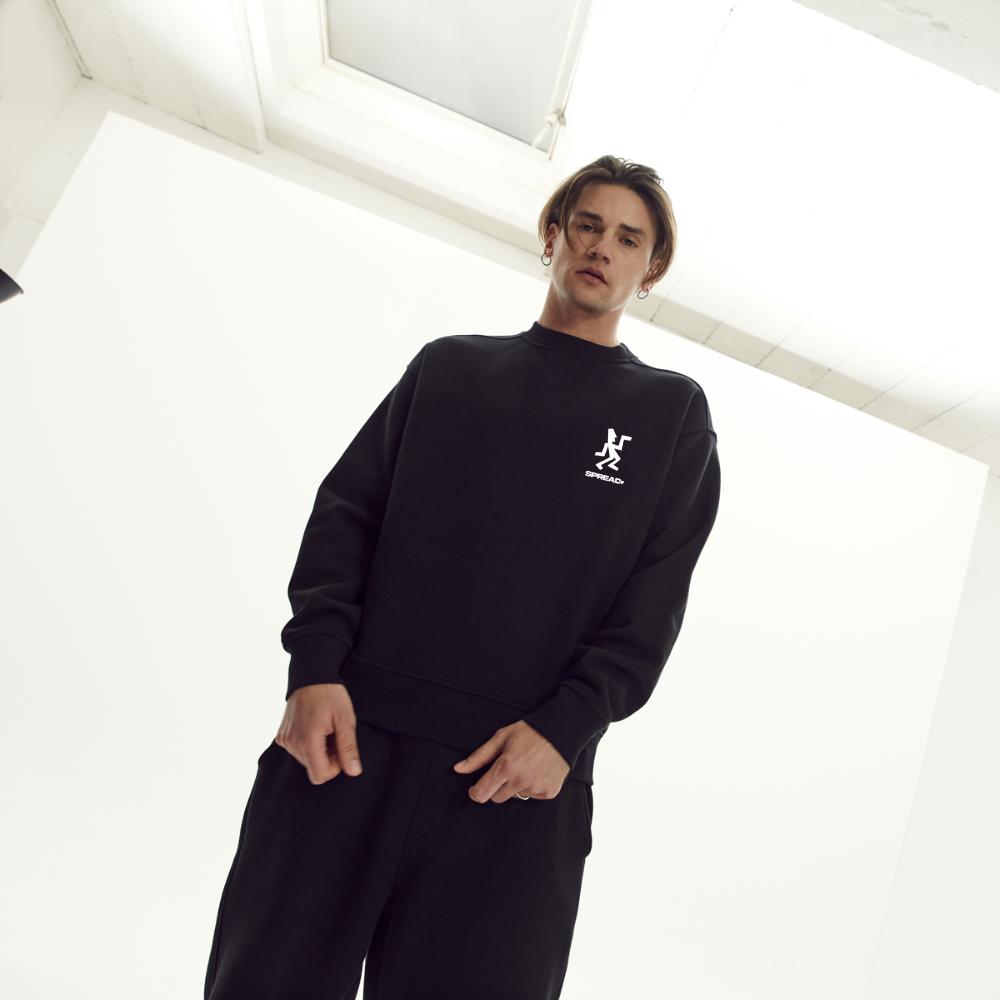 SIGNS Crew Neck - SOLID BLACK