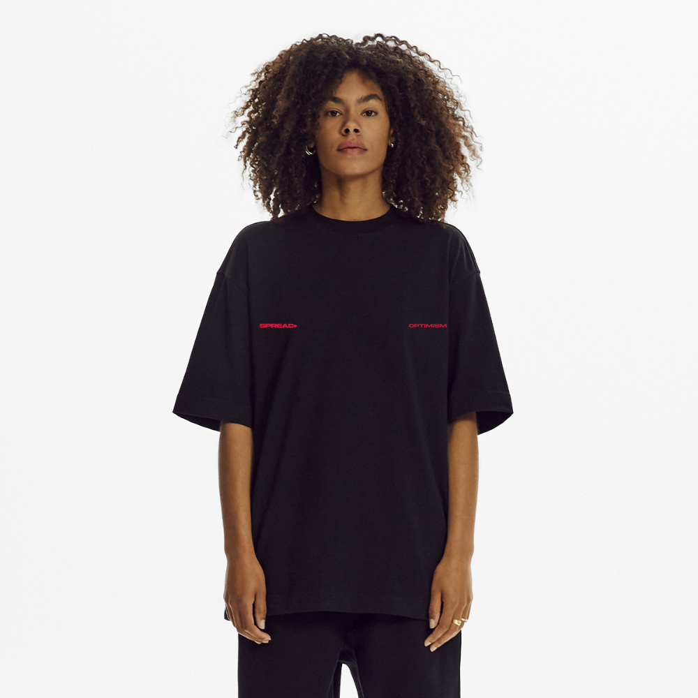 DIGITAL OPTIMISM T-Shirt - SOLID BLACK